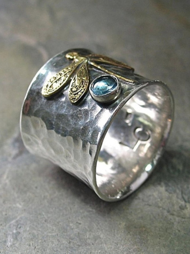 Vintage Dragonfly animals Alloy Ring-Curvy-Faja