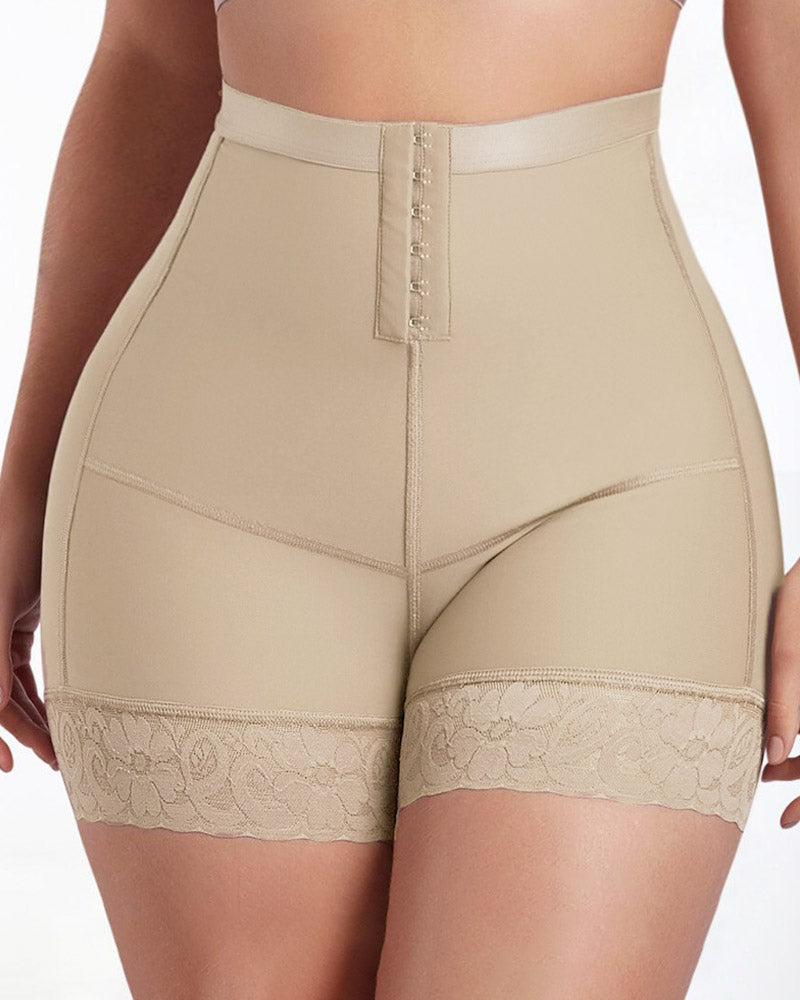 Double Compression Power Shaping Shorts-Curvy-Faja