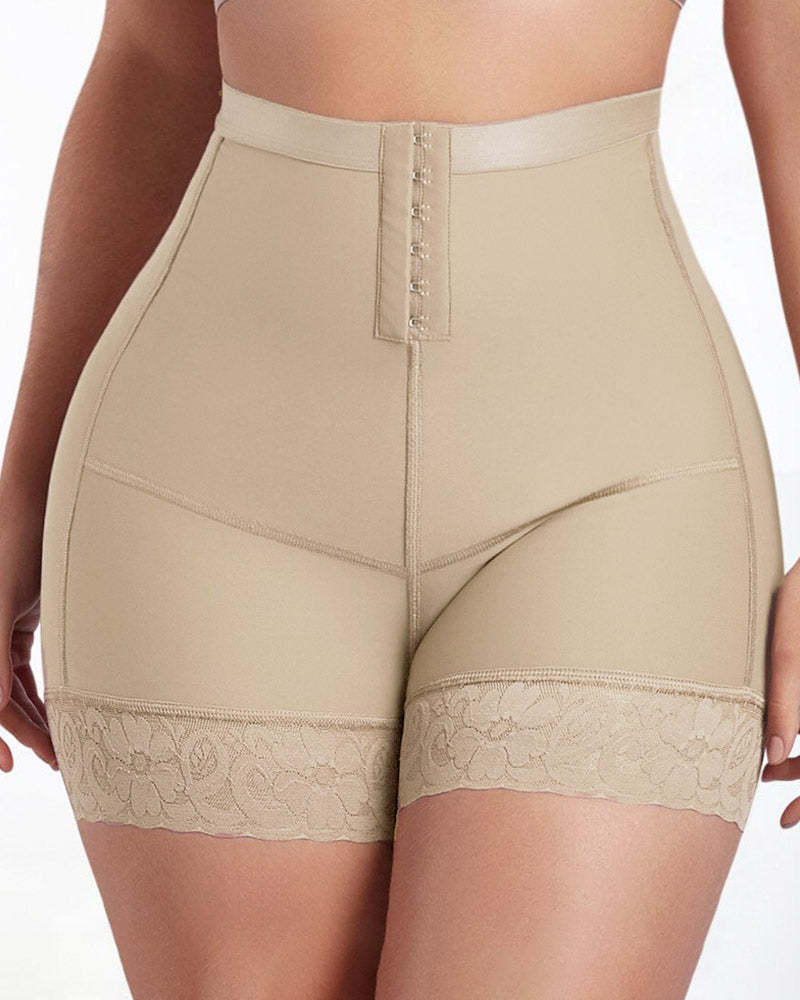 Double Compression Power Shaping Shorts-Curvy-Faja