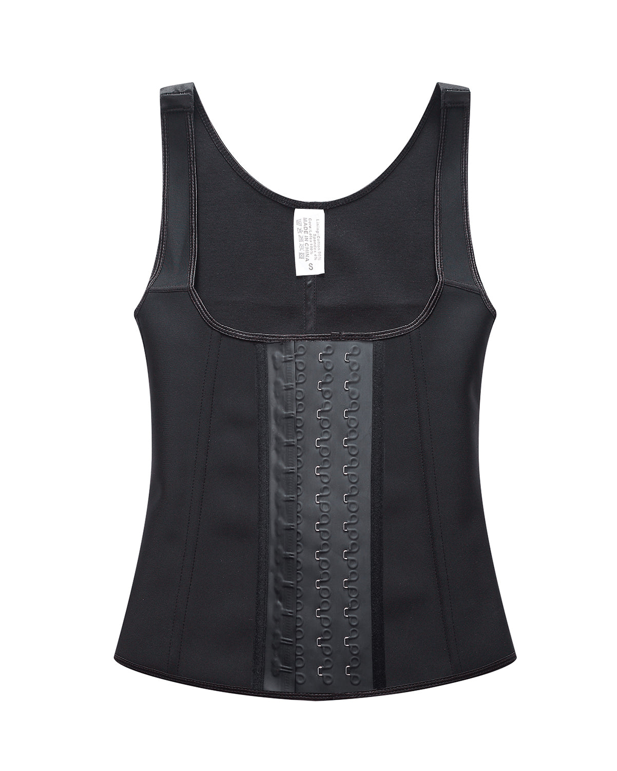 Corset Latex Buckle Waist Corset Belt LATEX Rubber Straps Corset-curvy-faja