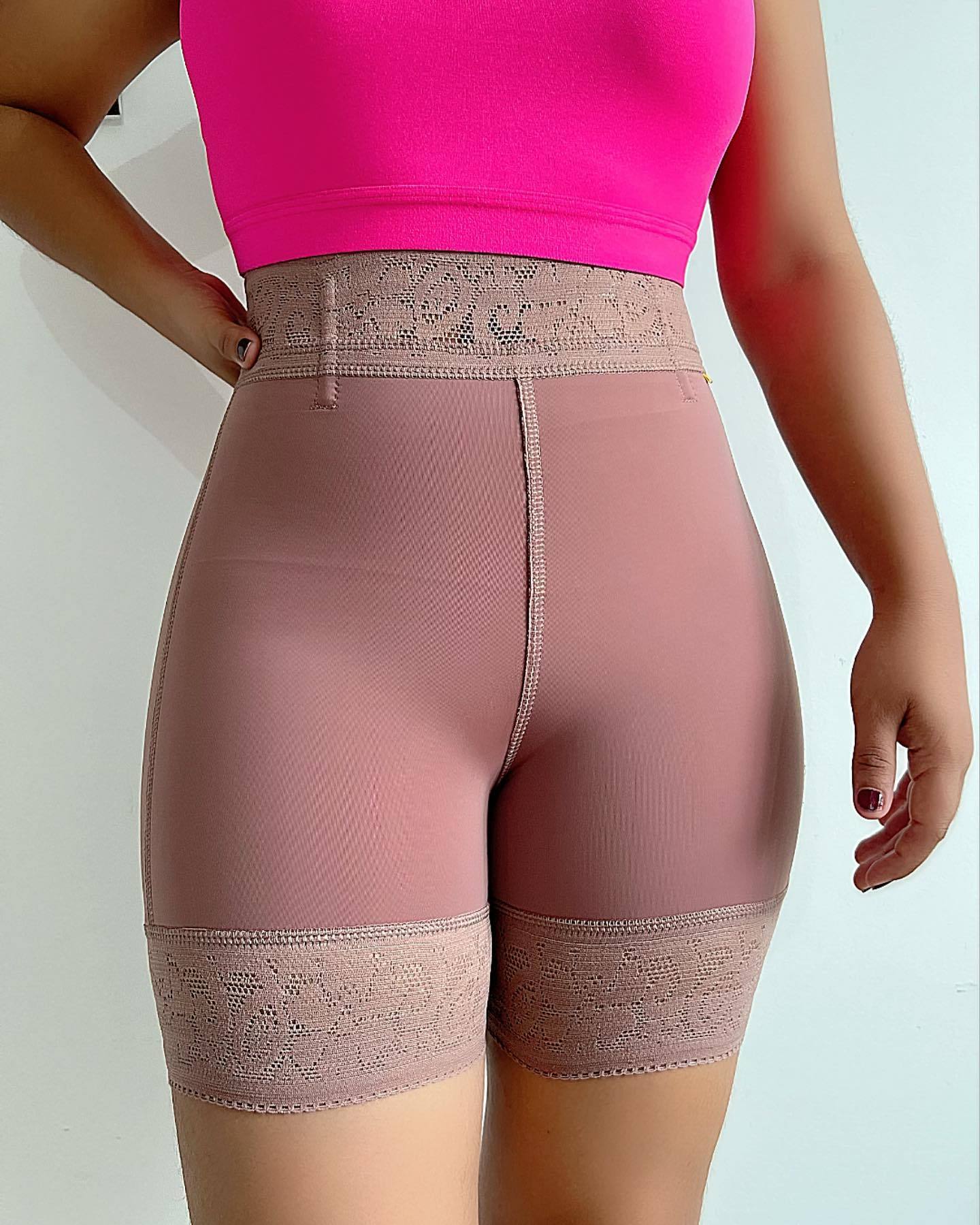 Lace High Waist Butt Lift Shaper Short