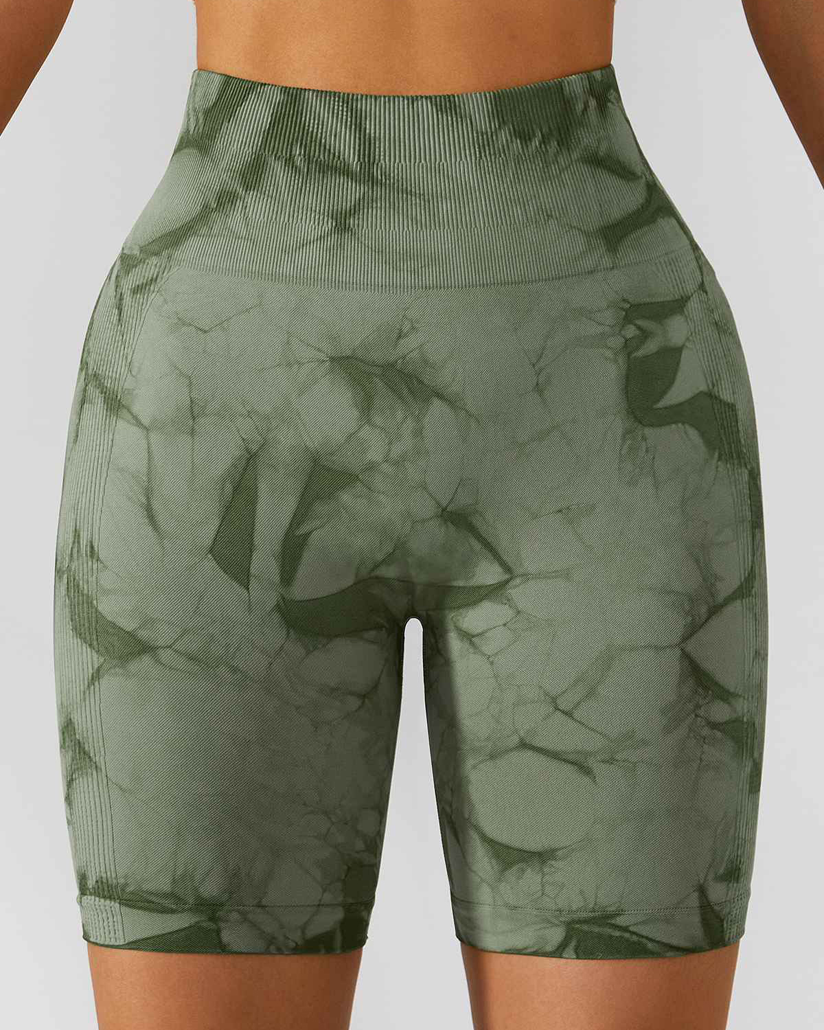 Tie Dye Scrunch Butt Biker Shorts