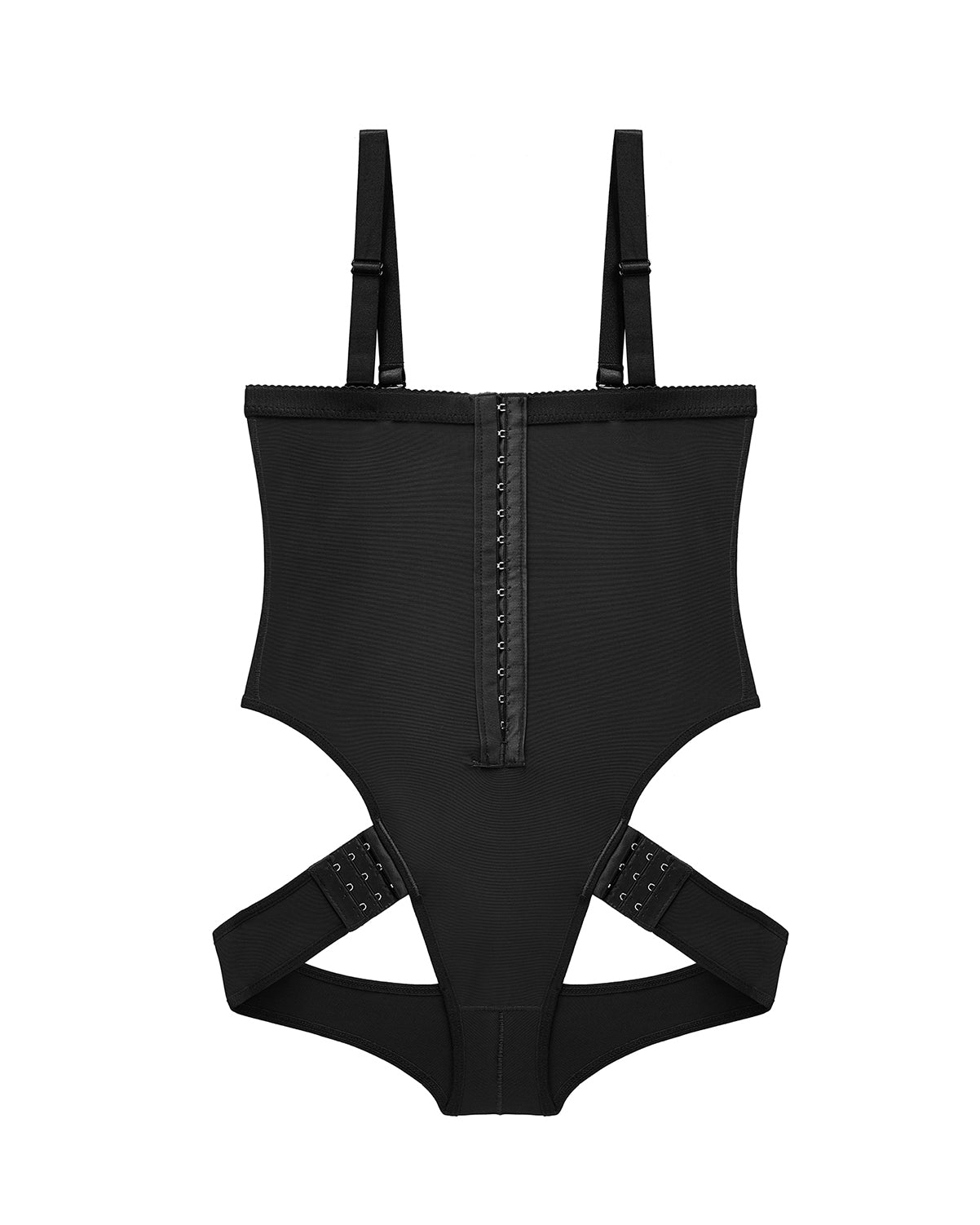 Nylon Mesh Removable Small Strap Body Shaper-Curvy-Faja