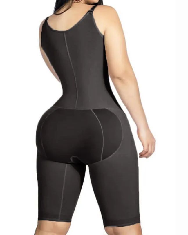 Postpartum Recovery Compression Garment  Side Zipper Tummy Control Shapewear Slimming Fajas-Curvy-Faja