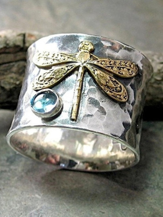 Vintage Dragonfly animals Alloy Ring-Curvy-Faja