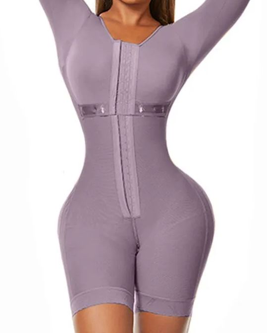 Full Body Shaping Bodysuits for Long Sleeve -Curvy-Faja