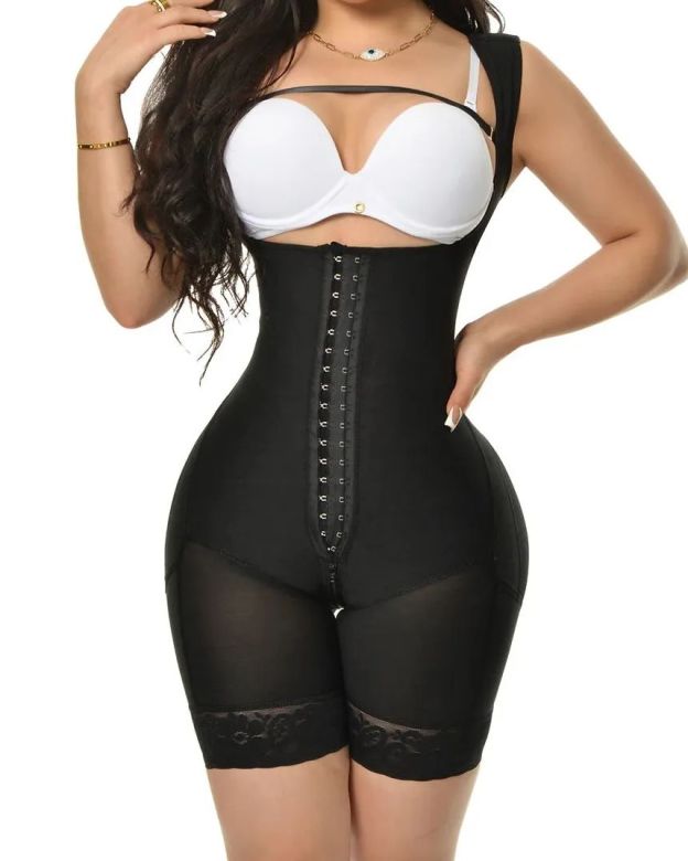 Control Shapewear Tummy Control Bodysuit-Curvy-Faja