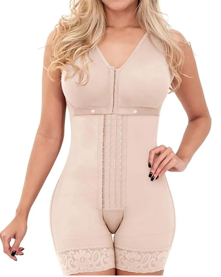 Compress Shapewear For Women Hook And Eye Closure Adjustable Breast Support 