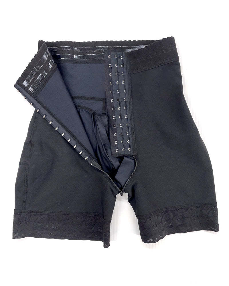 Slimming Fajas Lace Butt Lifter  Charming Curves Butt Lifting Short 3 Hooks-Curvy-Faja