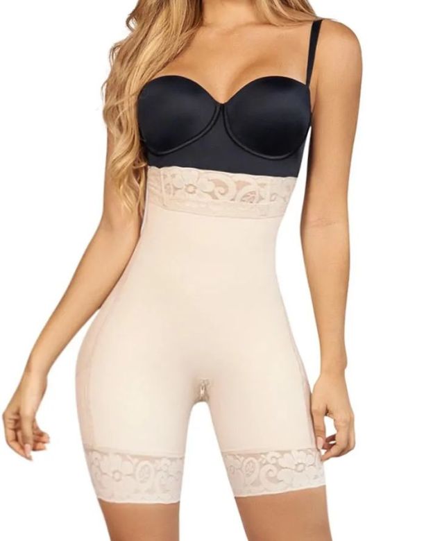 Women Butt Lifter High Waist Hip Enhancer Pads Underwear Shapewear Lace Padded Control Panties-Curvy-Faja