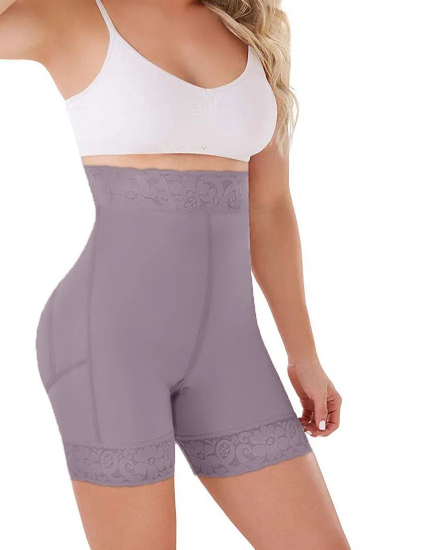 Butt Lifter High-Compression Girdle With Perineal Zipper-Curvy-Faja