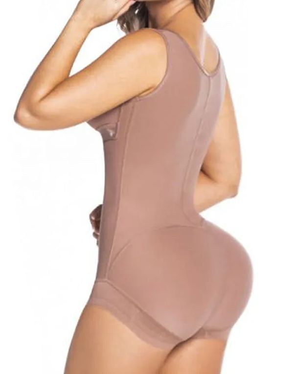 Double Abdominal Reinforcement Continuous Three-row Fastening -Curvy-Faja