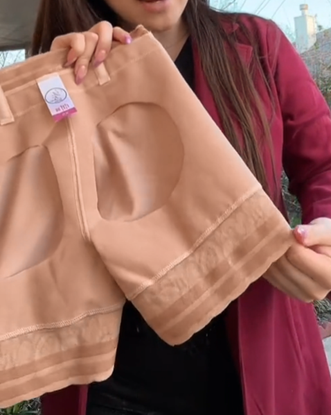 High Waist Seamless Butt Lifting Shorts-Curvy-Faja