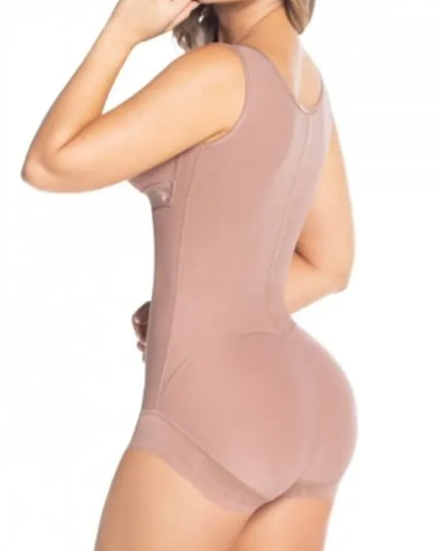 Shapewear For Women Hook And Eye Closure Breast Support Tummy Control Triangle Bodysuit Bodyshaper-Curvy-Faja