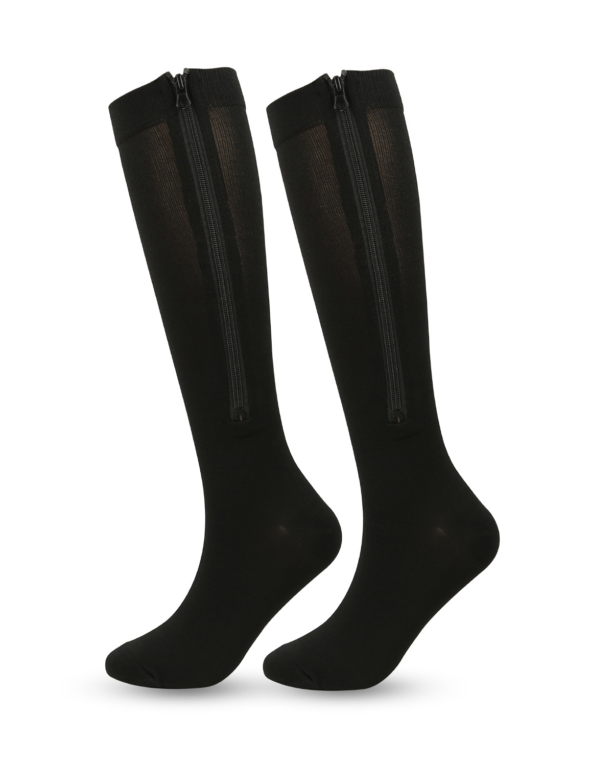 New Compression Zipper Elastic Socks