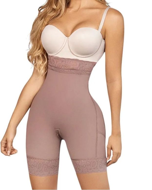 Women Butt Lifter High Waist Hip Enhancer Pads Underwear Shapewear Lace Padded Control Panties-Curvy-Faja