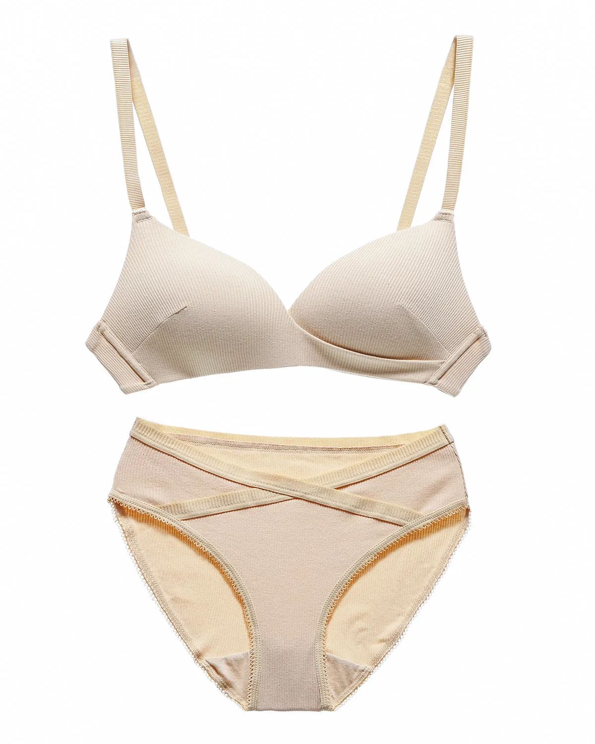 U-shapsummer New No Steel Ring Thin Suit Modal Cotton Underwear-Curvy-Faja