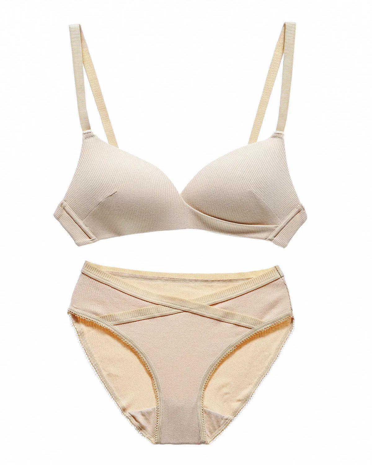 U-shapsummer New No Steel Ring Thin Suit Modal Cotton Underwear-Curvy-Faja