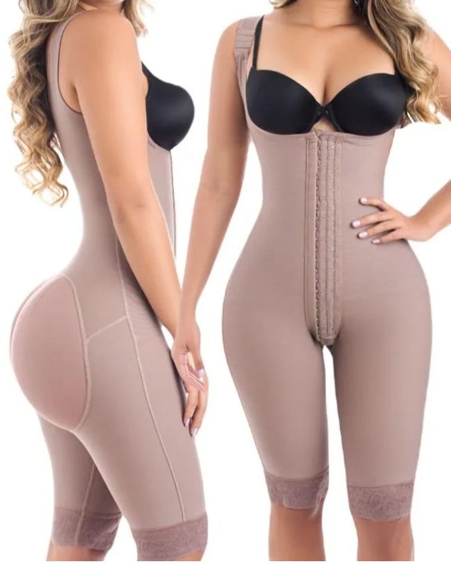 Mid Thigh Firm Compression Full Body Shaper-Curvy-Faja