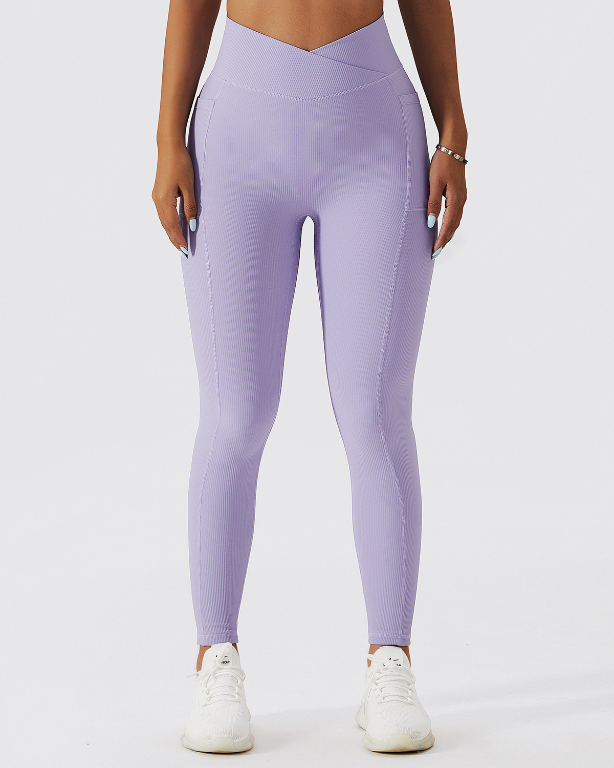 High Waist Fitness Pants Skinny Peach Hip Lift Running Pants-Curvy-Faja