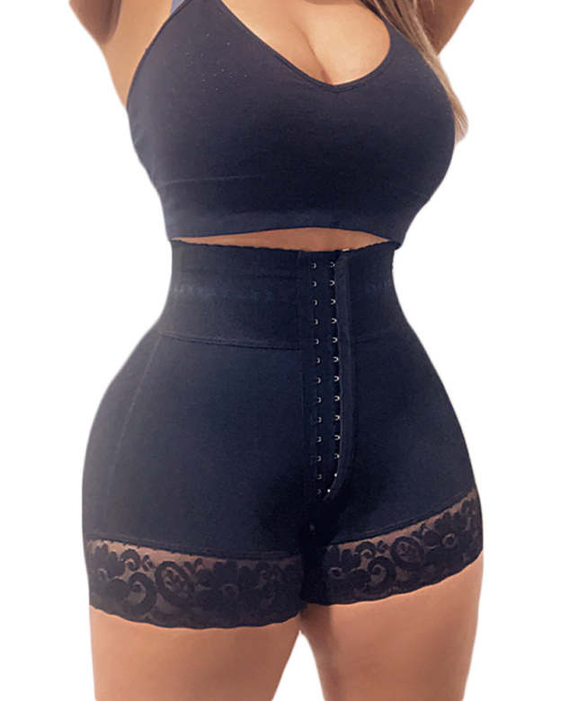 BBL Shorts Double Compression High Waisted With Mid-section Tummy Control Curvy Fit-Curvy-Faja
