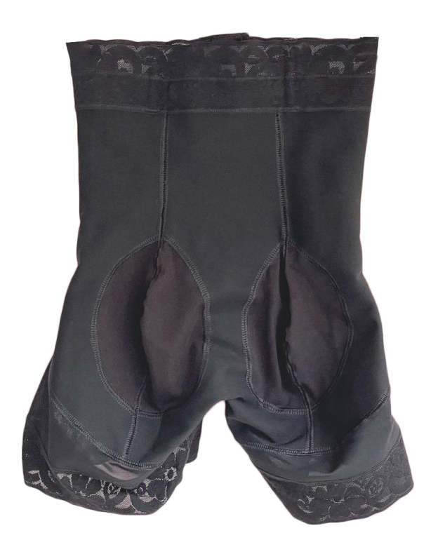 Extra High Waist Short With Zipper-Curvy-Faja