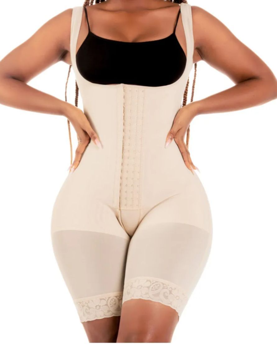 Bum Lift Tummy Control Shapewear Mid Thigh Faja-Curvy-Faja