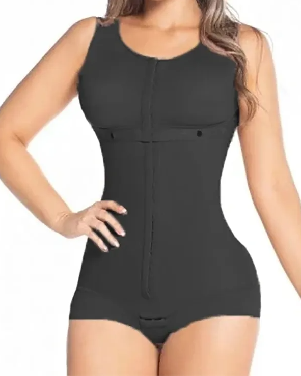 Shapewear For Women Hook And Eye Closure Breast Support Tummy Control Triangle Bodysuit Bodyshaper-Curvy-Faja