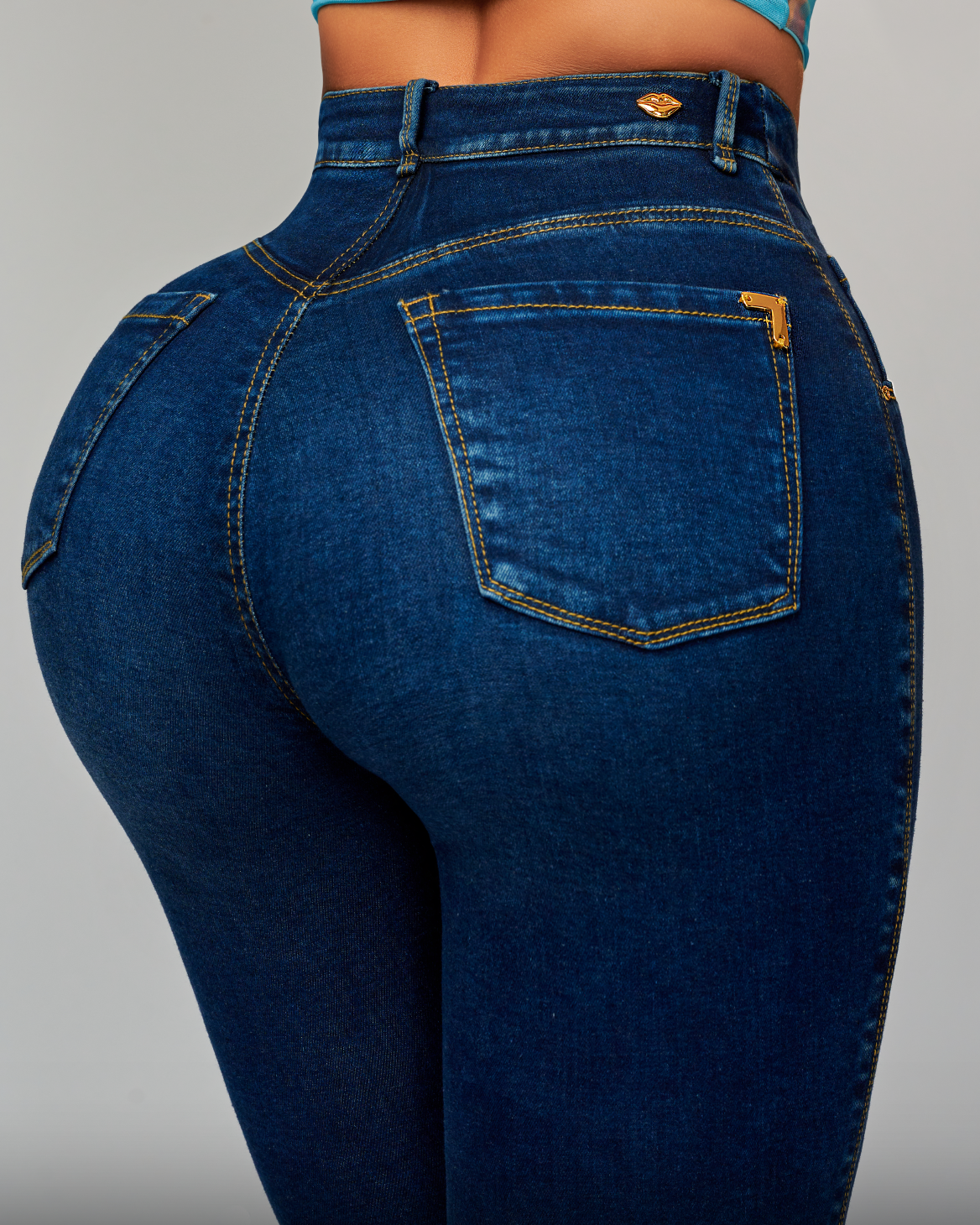 Push Up Jeans Glamour Glow-Curvy-Faja