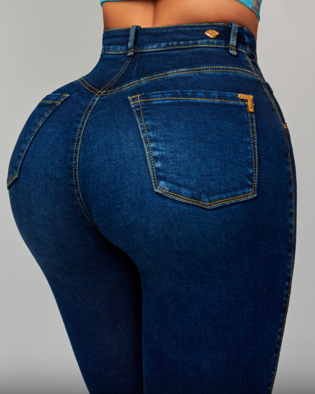 Push Up Jeans Glamour Glow-Curvy-Faja