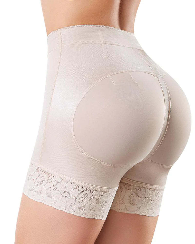Medium Compression Sculpting Lift Shorts-Curvy-Faja