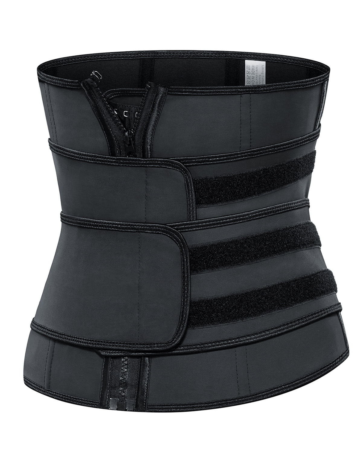 Corset Latex Buckle Waist Corset Belt LATEX Rubber Straps Corset-Curvy-Faja