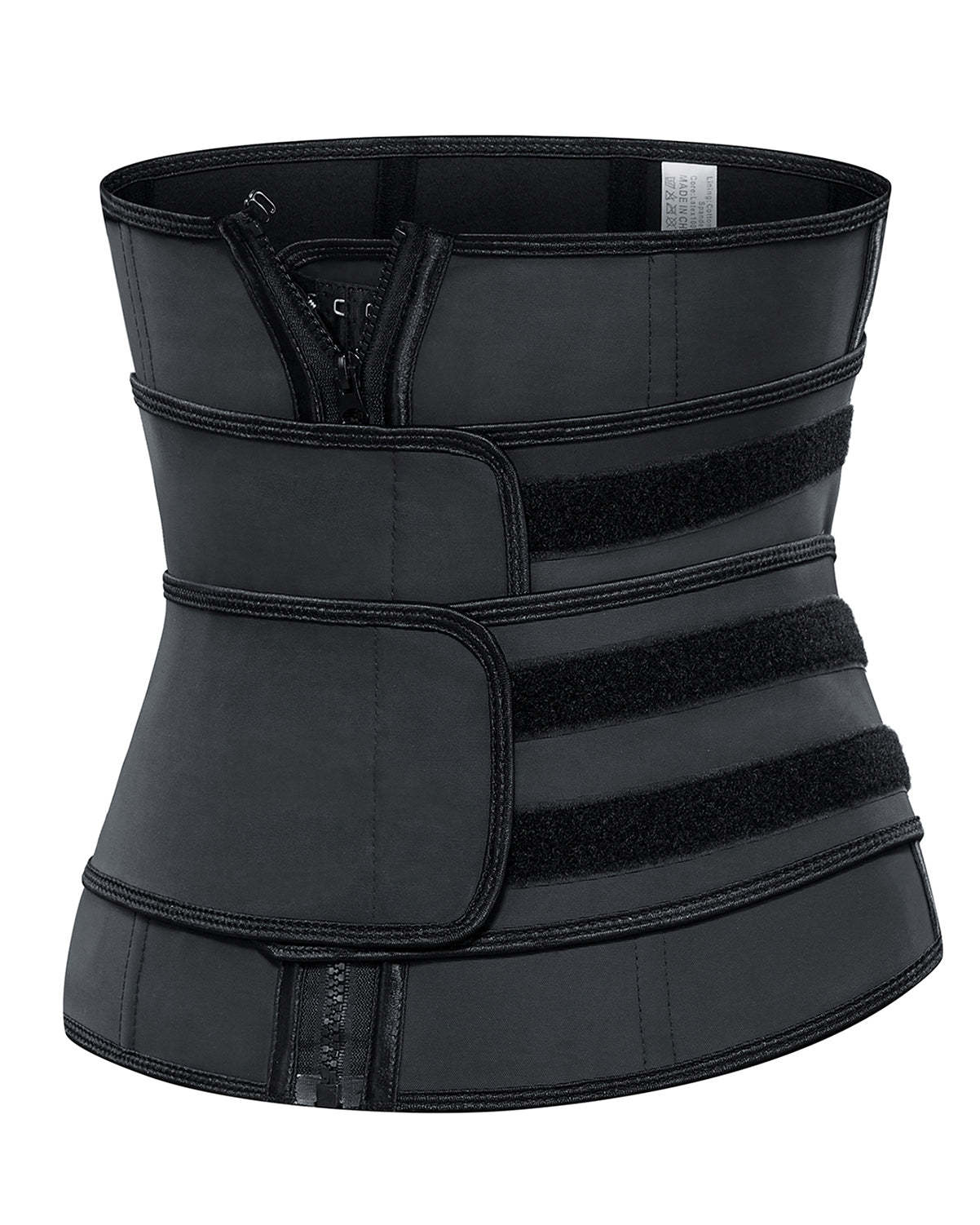 Corset Latex Buckle Waist Corset Belt LATEX Rubber Straps Corset-Curvy-Faja