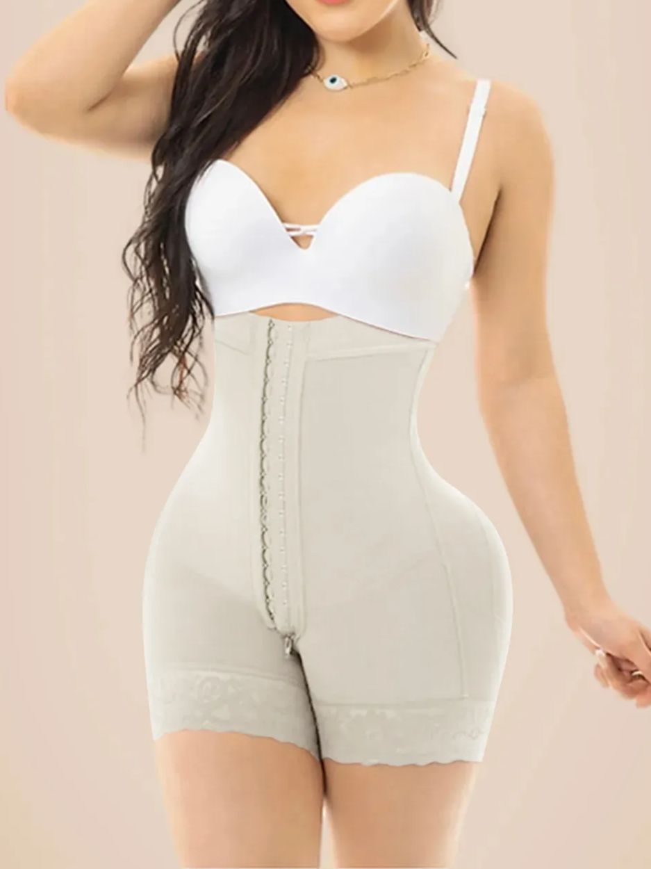 Detachable Strap Shapewear Shorts