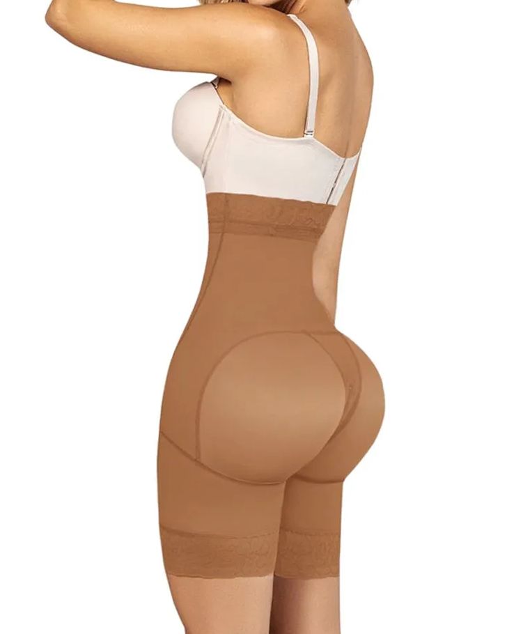 Women Butt Lifter High Waist Hip Enhancer Pads Underwear Shapewear Lace Padded Control Panties-Curvy-Faja