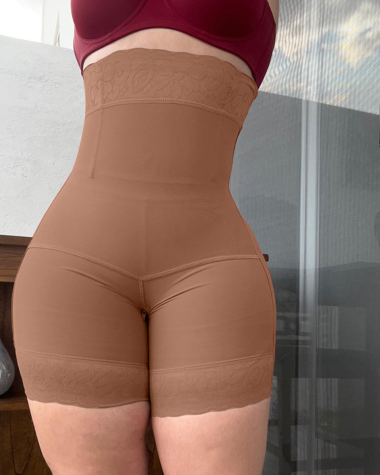 Women Shapewear Butt Lifter Panties High-waisted Double Tummy