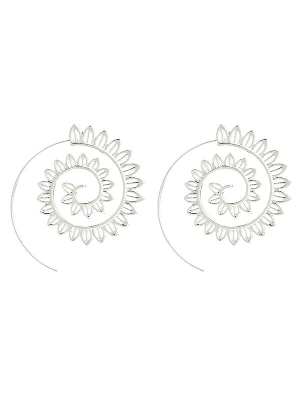 Leaf Helix Earring Accessories-Curvy-Faja