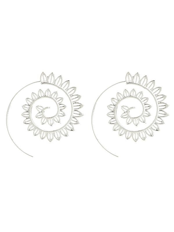 Leaf Helix Earring Accessories-Curvy-Faja