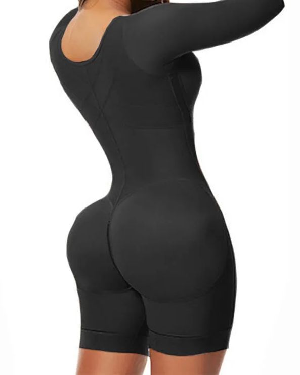 Full Body Shaping Bodysuits for Long Sleeve -Curvy-Faja