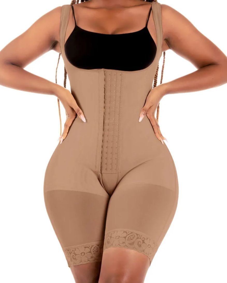 Bum Lift Tummy Control Shapewear Mid Thigh Faja-Curvy-Faja