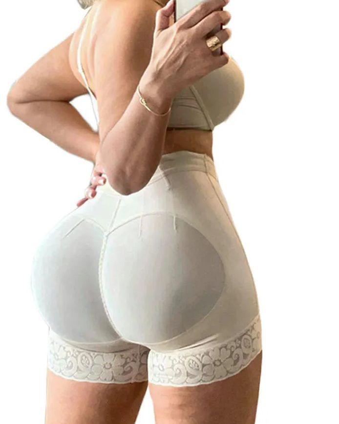 Double High Compression Butt Lifter Shorts Hourglass Body Shaper-Curvy-Faja