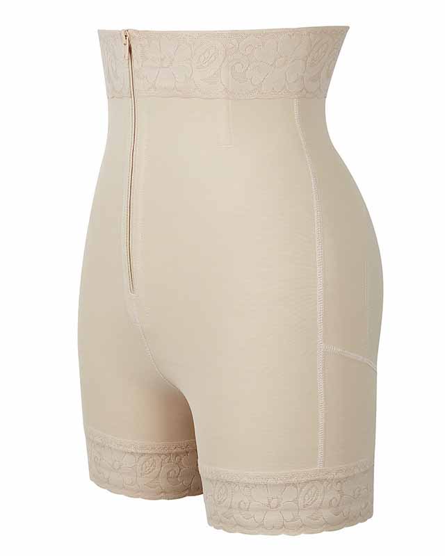 Lace Butt Push Up Tummy Control Shorts