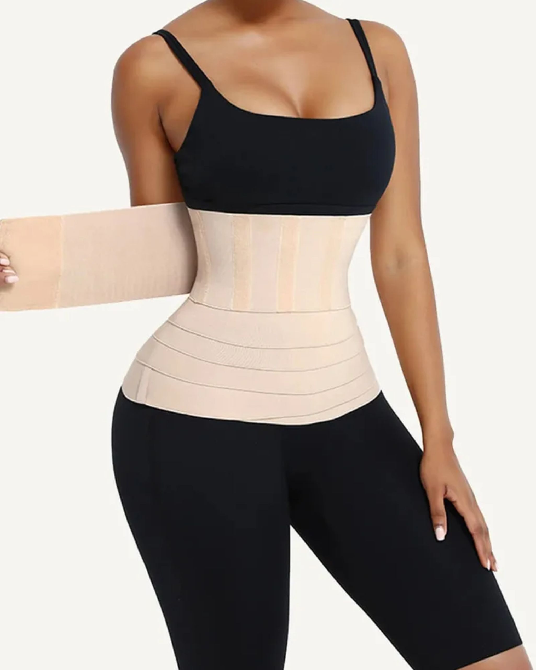 Abdominal Binder Lower Waist Support Belt-Curvy-Faja