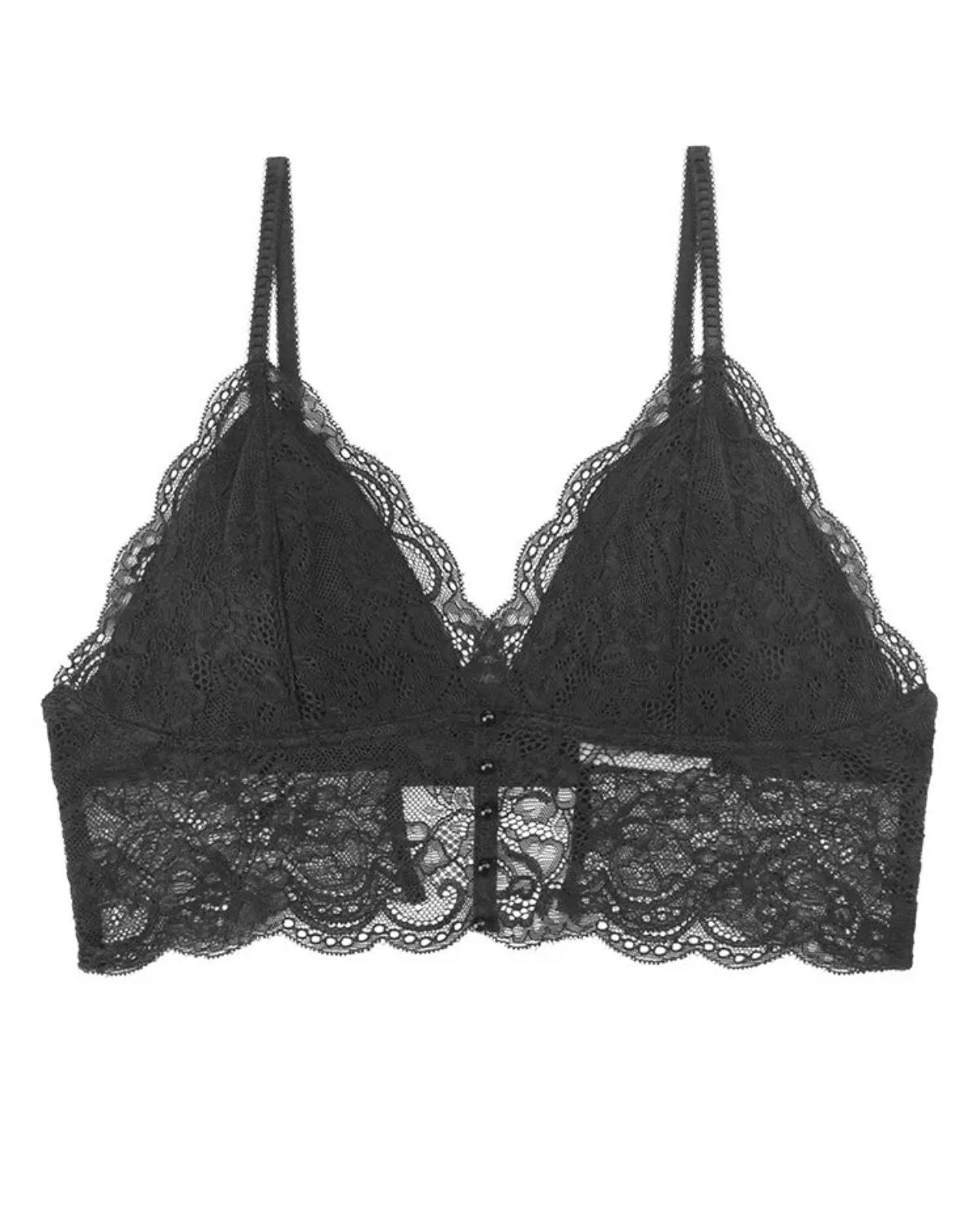 French Triangle Cup Sexy Lace Deep V Underwear