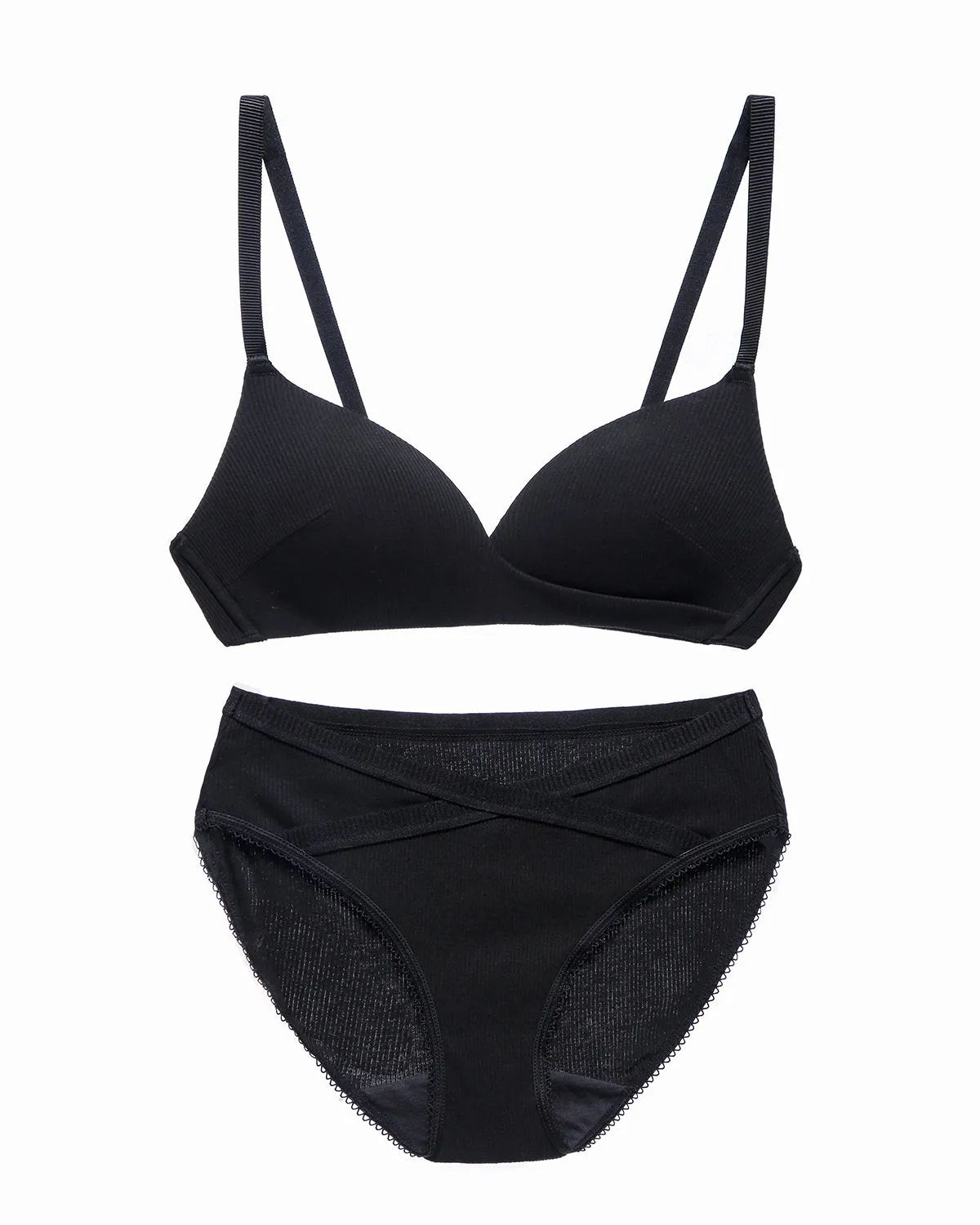 U-shapsummer New No Steel Ring Thin Suit Modal Cotton Underwear-Curvy-Faja