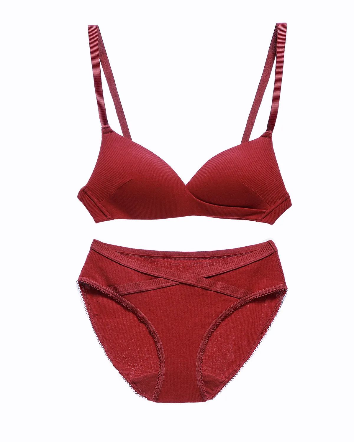 U-shapsummer New No Steel Ring Thin Suit Modal Cotton Underwear-Curvy-Faja