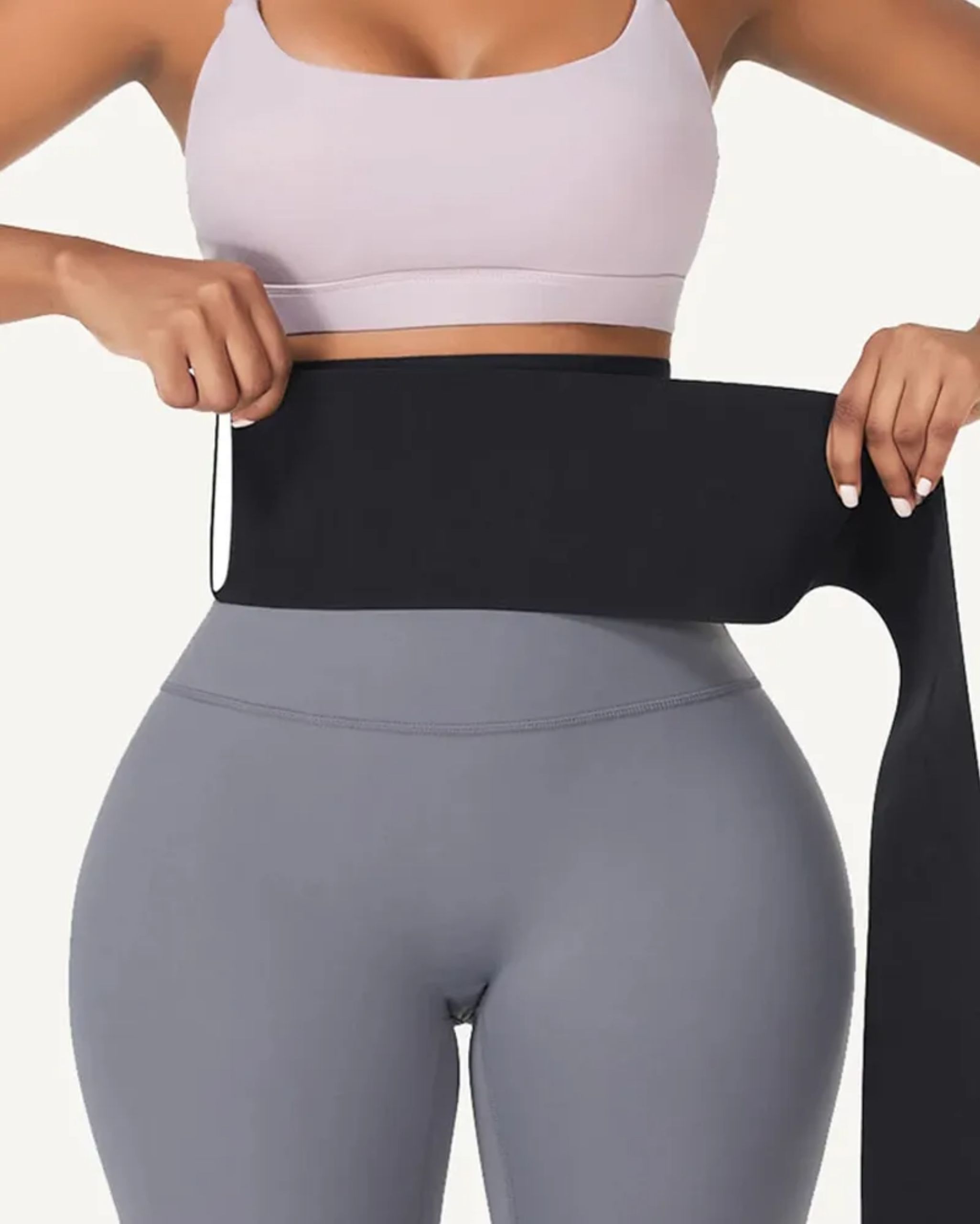Abdominal Binder Lower Waist Support Belt-Curvy-Faja