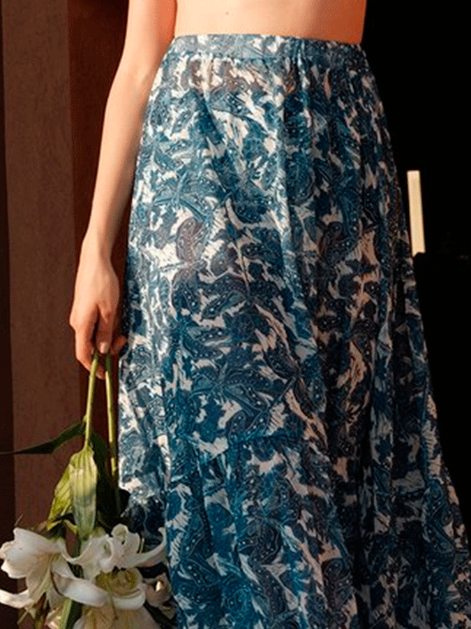 Blue Dragonfly Printed Swimsuit