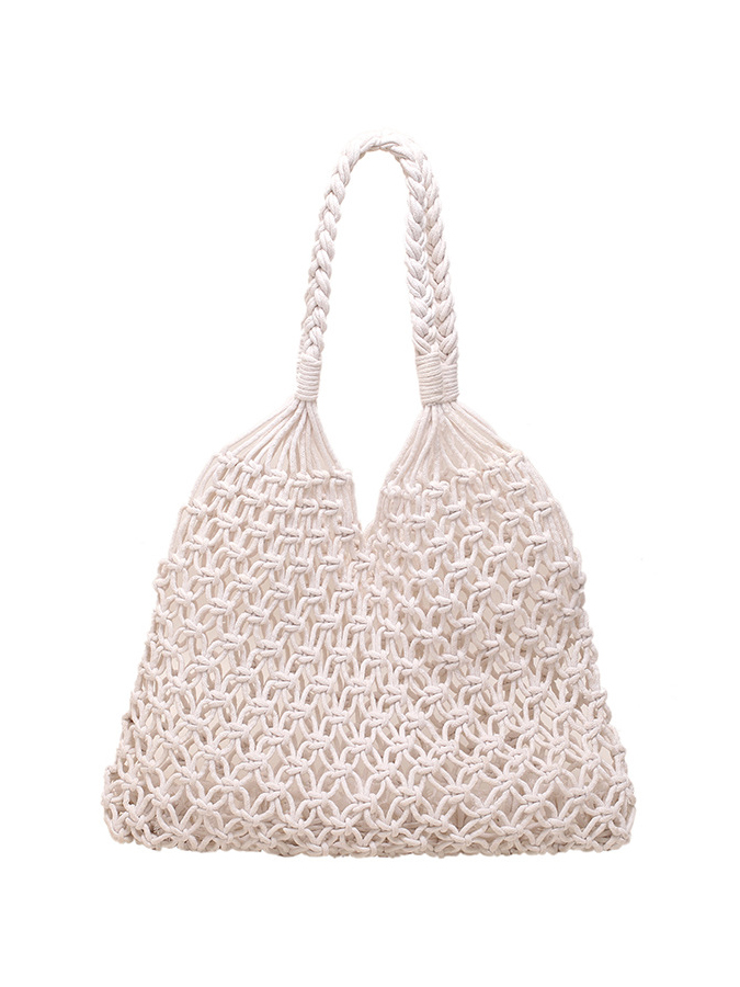 Woven Cutout Vacation Beach Bag