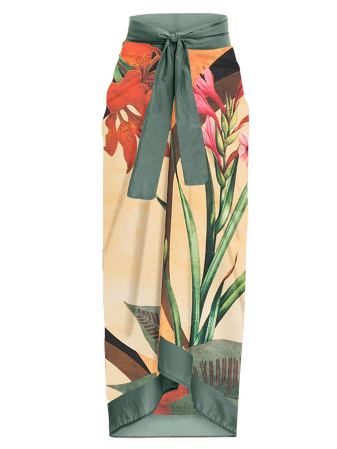 Printed Crinkle Chic One Piece Swimsuit